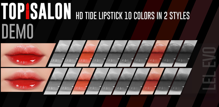 TOP1SALON - HD TIDE LIPSTICK (Lelutka Evolution) DEMO