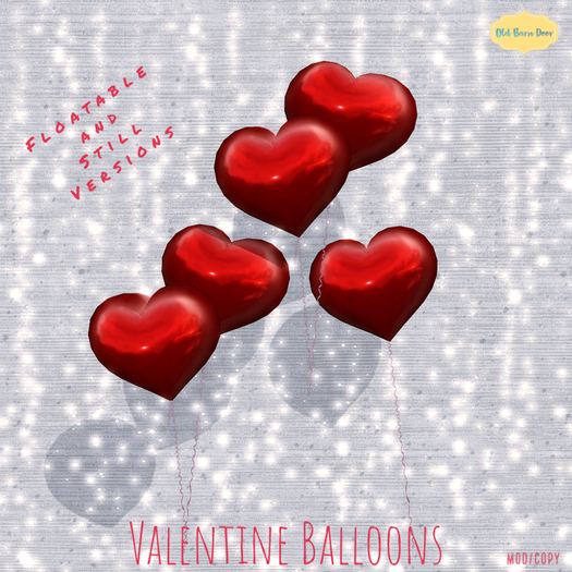 {OBD} Valentine Balloons [Red] 