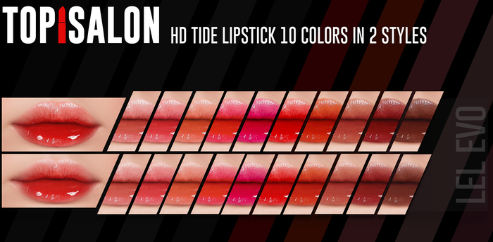 TOP1SALON - HD TIDE LIPSTICK (Lelutka Evolution) P1 PALE
