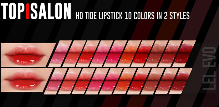 TOP1SALON - HD TIDE LIPSTICK (Lelutka Evolution) P2 PALE