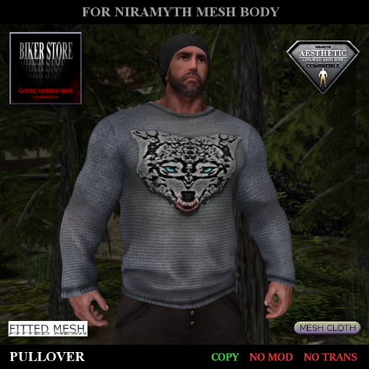 #Aesthetic PULLOVER "WOLF"