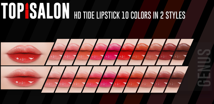 TOP1SALON - HD TIDE LIPSTICK (Genus) P1 PALE