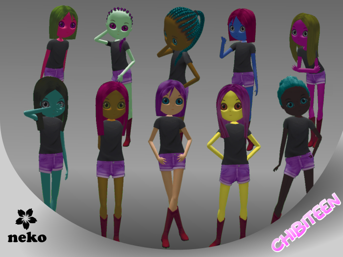 Chibiteen-Rigged teen chibi