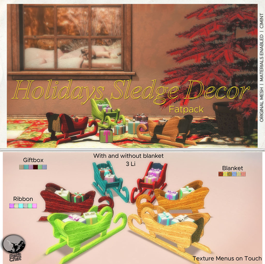 *PC* Holidays Sledge Decor Fatpack