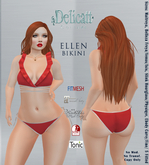 #PROMO#DELICATT COUTURE - ELLEN BIKINI - Cherry