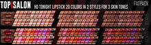 TOP1SALON - HD TONIGHT LIPSTICK (Genus) FATPACK