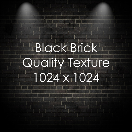 Black Brick Texture
