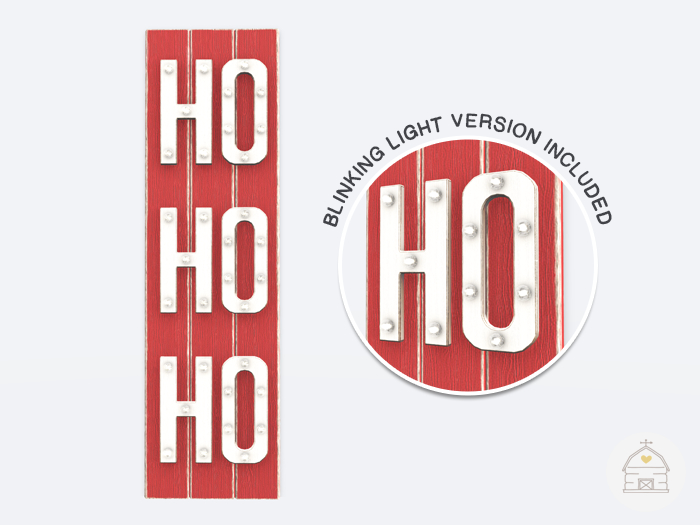 hive // ho ho ho sign