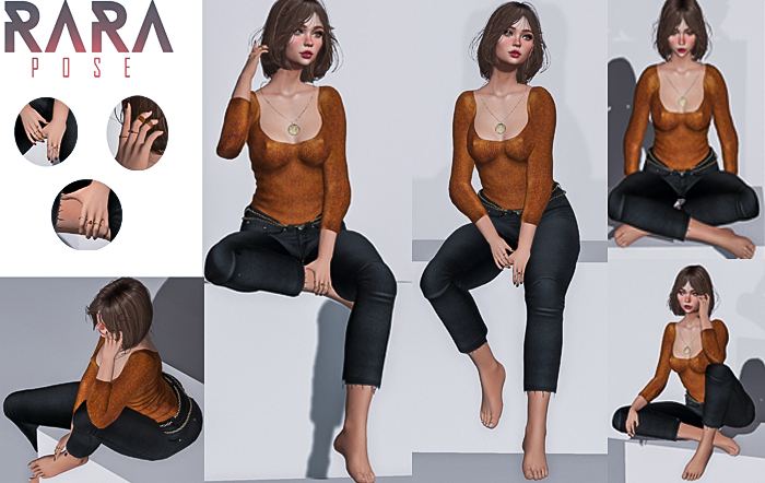 ::Rara Poses:: Bell - Sit pack