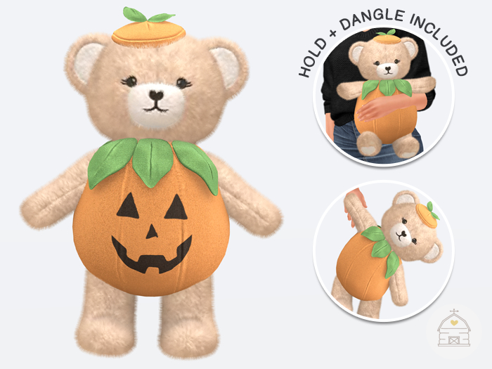 hive // my pumpkin bear plushie
