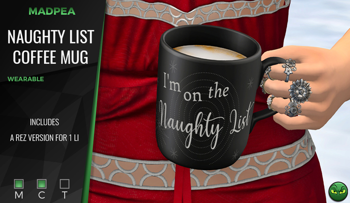 MadPea Naughty List Coffee Mug