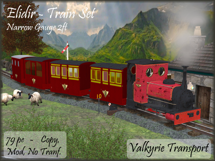 Elidir Trainset Loco: + 4 Wagons + Basic Track Pack
