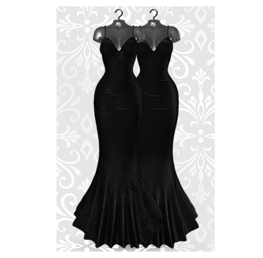 MAAI Rose gown * Lara&Legacy&Kupra * Black