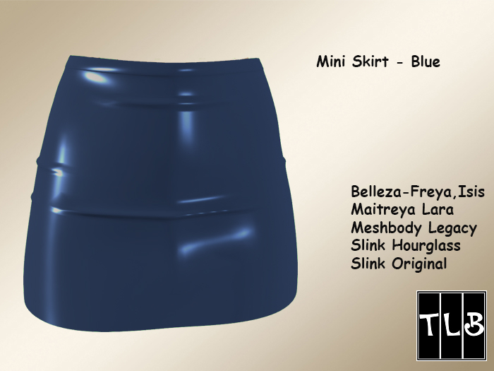 Mini Skirt Blue