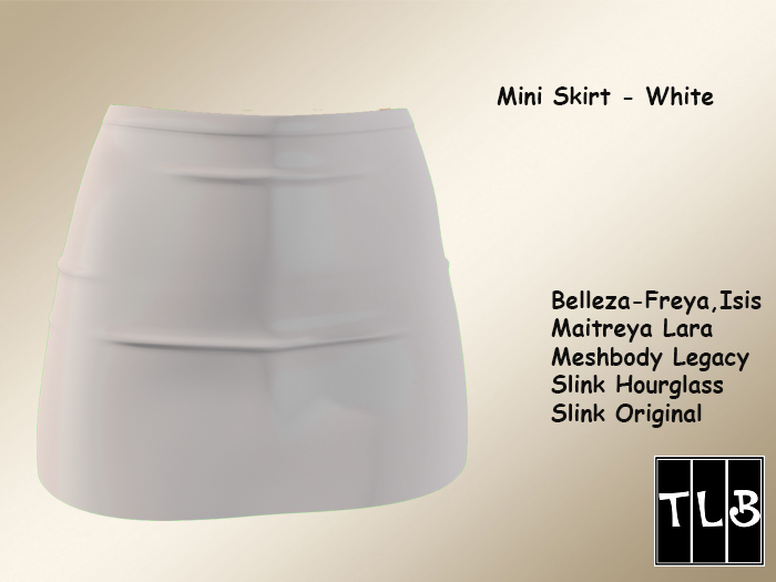 Mini Skirt White