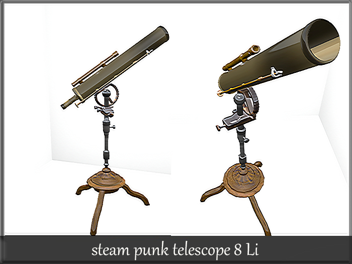 TC - Steempunk brass telescope 8 li 