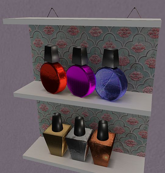 Second Life Marketplace - [JT] Nail polish shelf Li 1