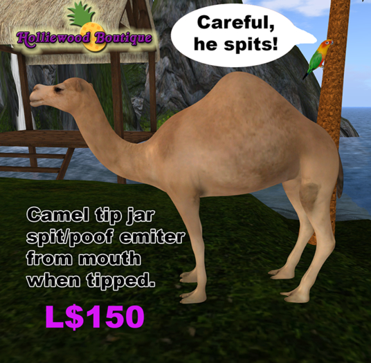 Spitting Camel Tip Jar