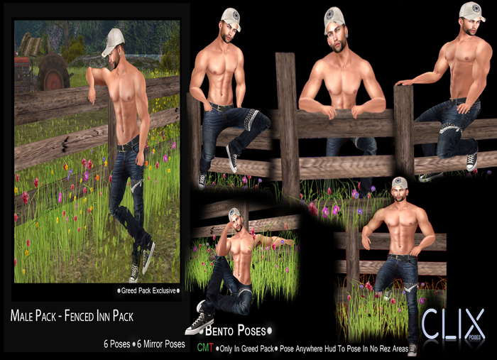 Clix - Male Greed Pack -Fenced Inn (Wear)