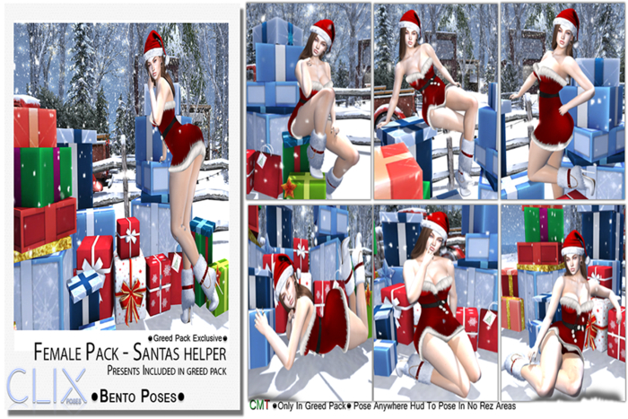 Clix - Female Greed Pack - Santas Helper (Wear)