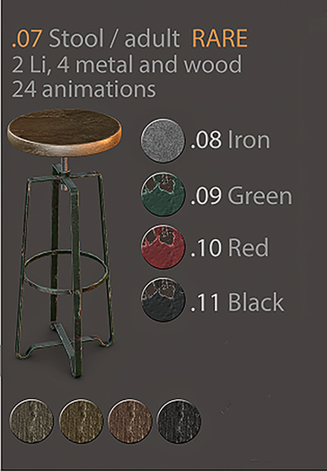 .09 [ kunst ] - Stool / green