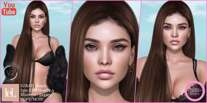 ~BBB~ EZRAH Shape - LeL - Erin Head 2.5