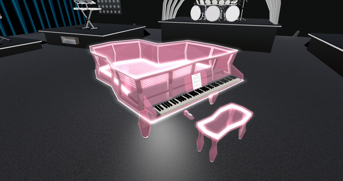Neon Piano - Pink