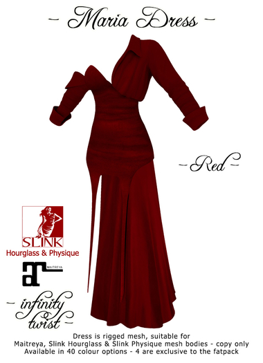 [Infinity Twist] MARIA DRESS - RED