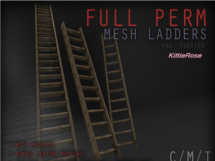  Ladders Pack mesh. Full Permission