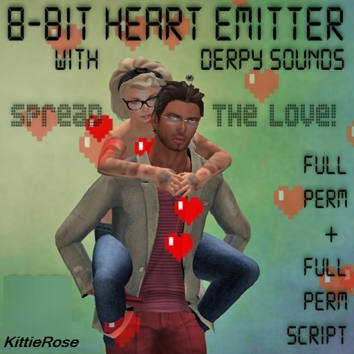 8-Bit Heart Emitter. Full Permission