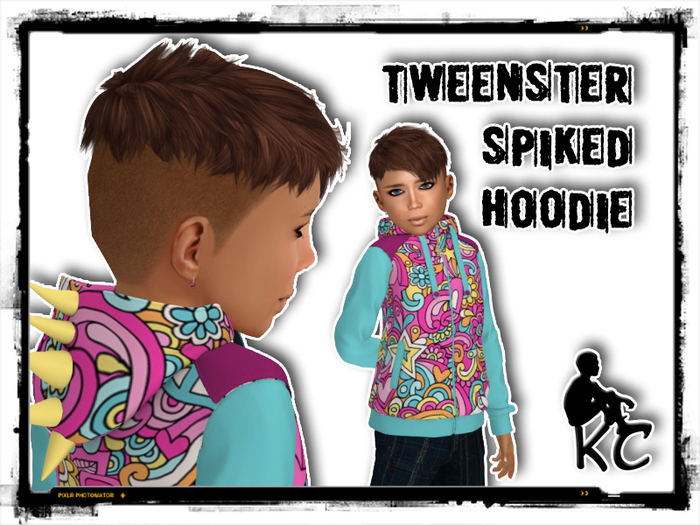 KC Spiked Hoodie - Peace
