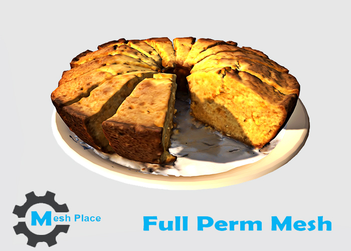 Mesh Place - Orange Cake  - Full Perm Mesh