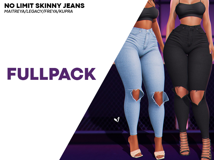 ROULY :: No Limit Skinny Jeans - Fullpack