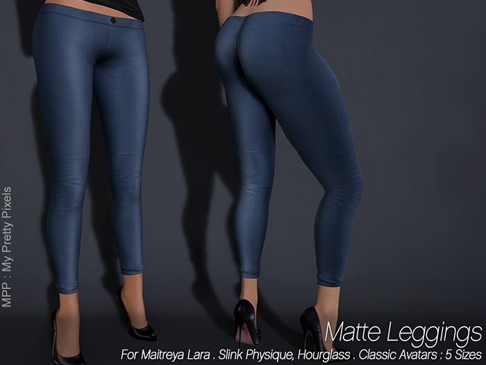 - MPP - Matte Leggings - NavyBlue