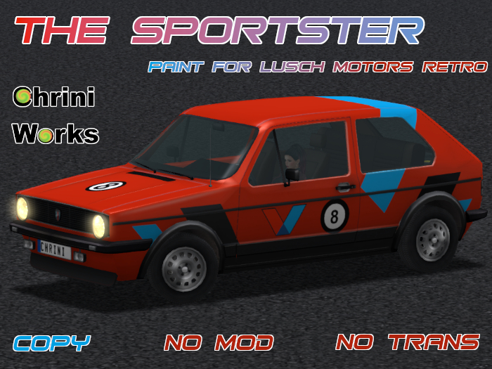 "Sportster"  Paint/Livery: Lusch Retro