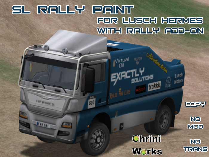 "Exactly" Rally Paint/Livery: Lusch Hermes