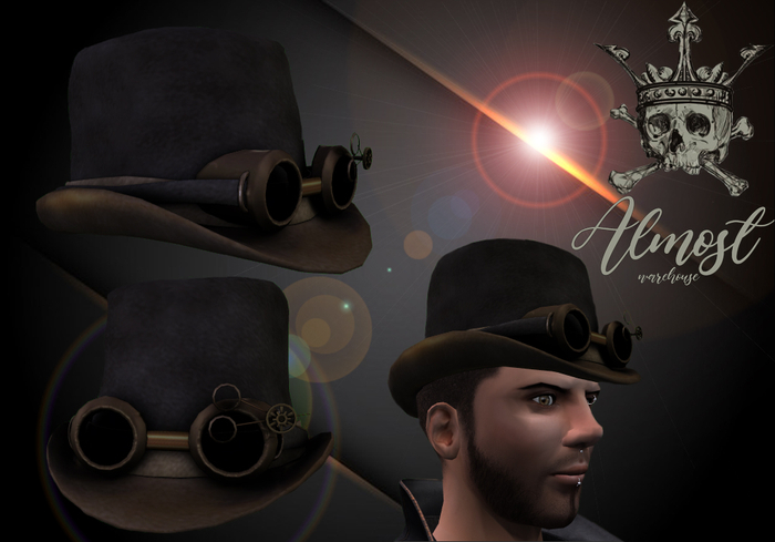 <Almost> Steampunk Hat *MESH