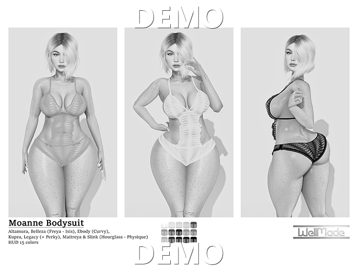 [WellMade] Moanne Bodysuit DEMO