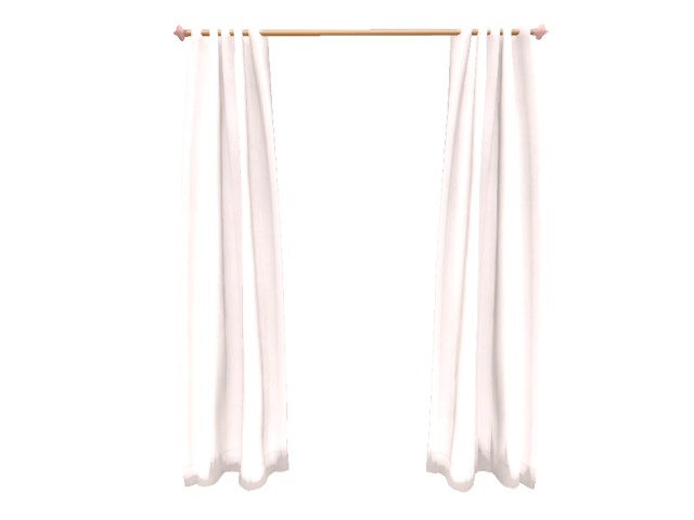 MissM - Lilly Curtains ( White )