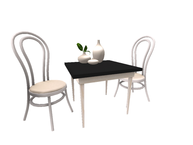 MissM - Lilly Kitchen Table and 2 chairs