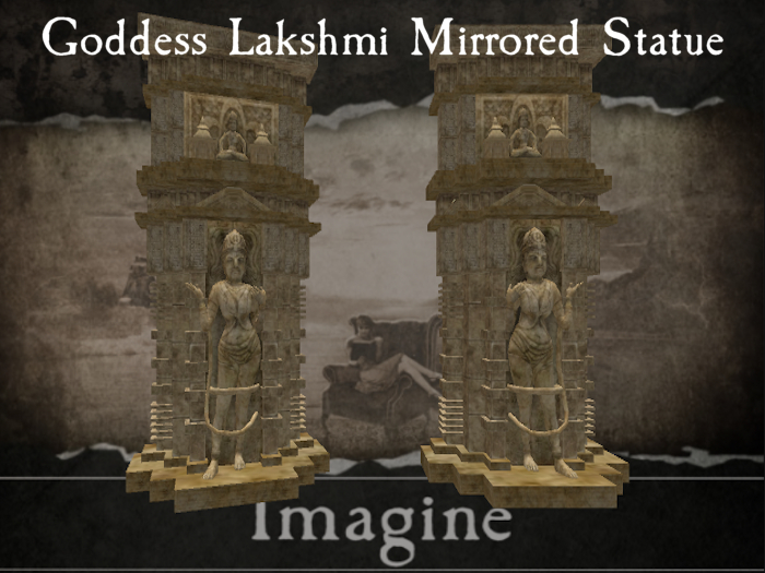 I: Goddess Lakshmi Mirrored Statue