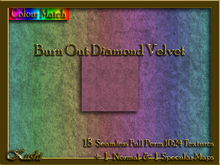 Burn Out Diamond Velvet Solid Seamless Texture Set