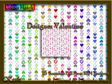Designer Valentine Seamless Texture Set