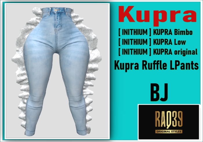 [R39]Kupra Ruffle LPants BJ