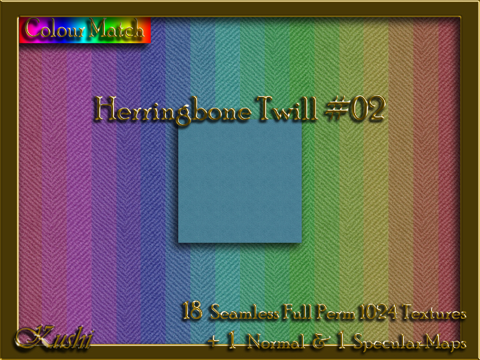 Herringbone Twill #02 Seamless Texture Set