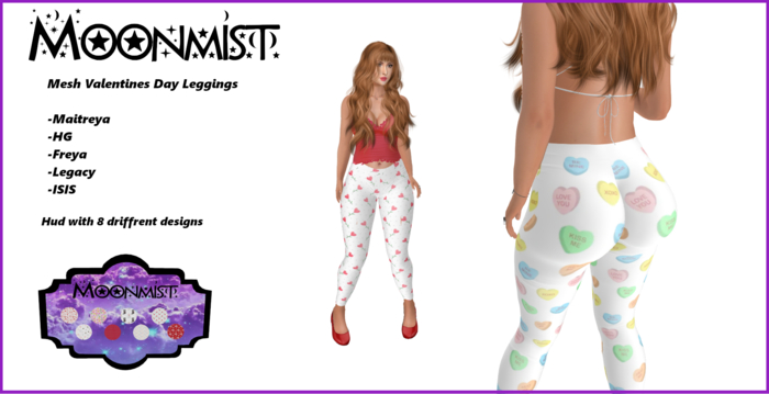 *MoonMist* Valentines Day Leggings