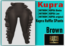 [R39]Kupra Ruffle SPants Green