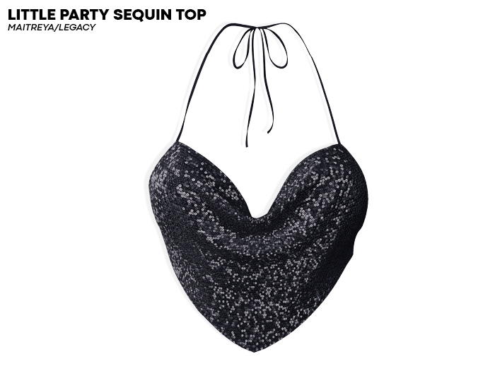 ROULY :: Little Party Sequin Top - Opium