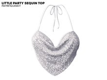 ROULY :: Little Party Sequin Top - Silver