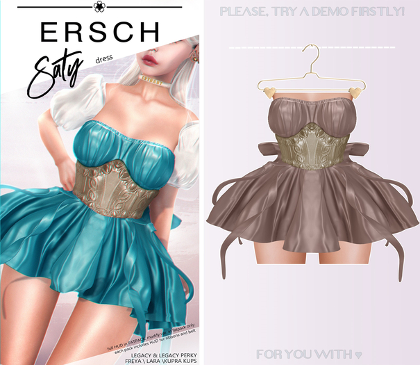ERSCH - Saty Dress  -beige-